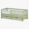 Lano Meble SOFTI Seng 90x200, Olive