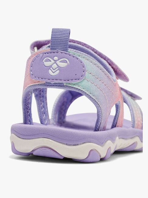 Hummel Glitter Jr Sandaler, Multi Color Pink