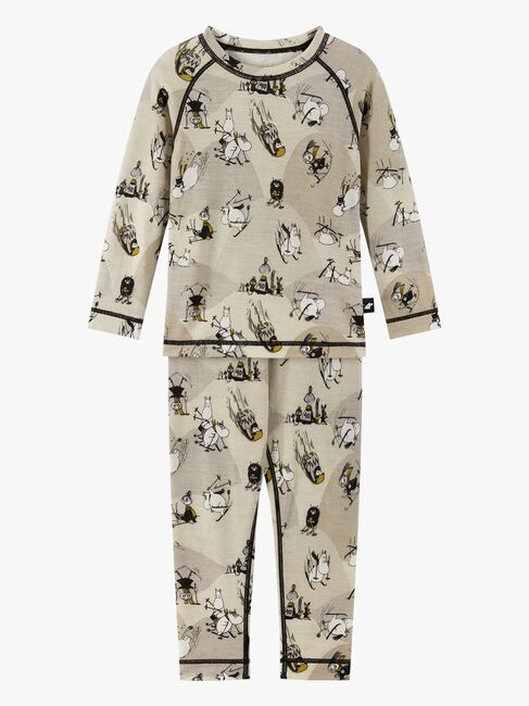 Reima Mummitrollet Trivsam Superundertøy Ullblanding, Sandy Beige