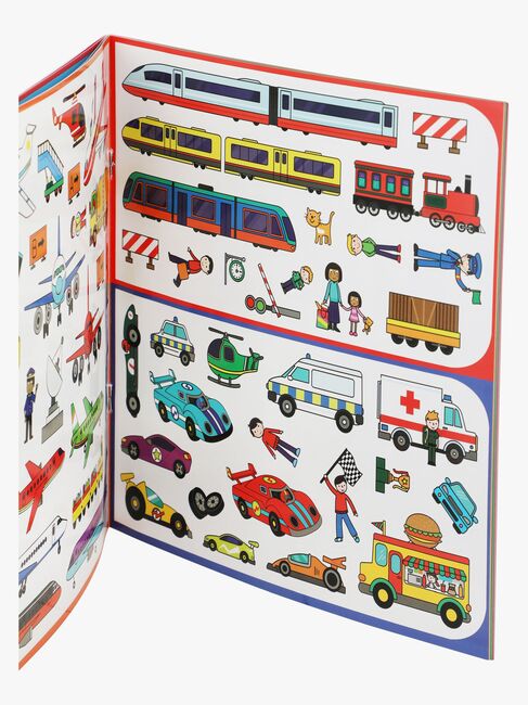 Galt Klistremerkebok Gjenbrukbar Kjøretøy