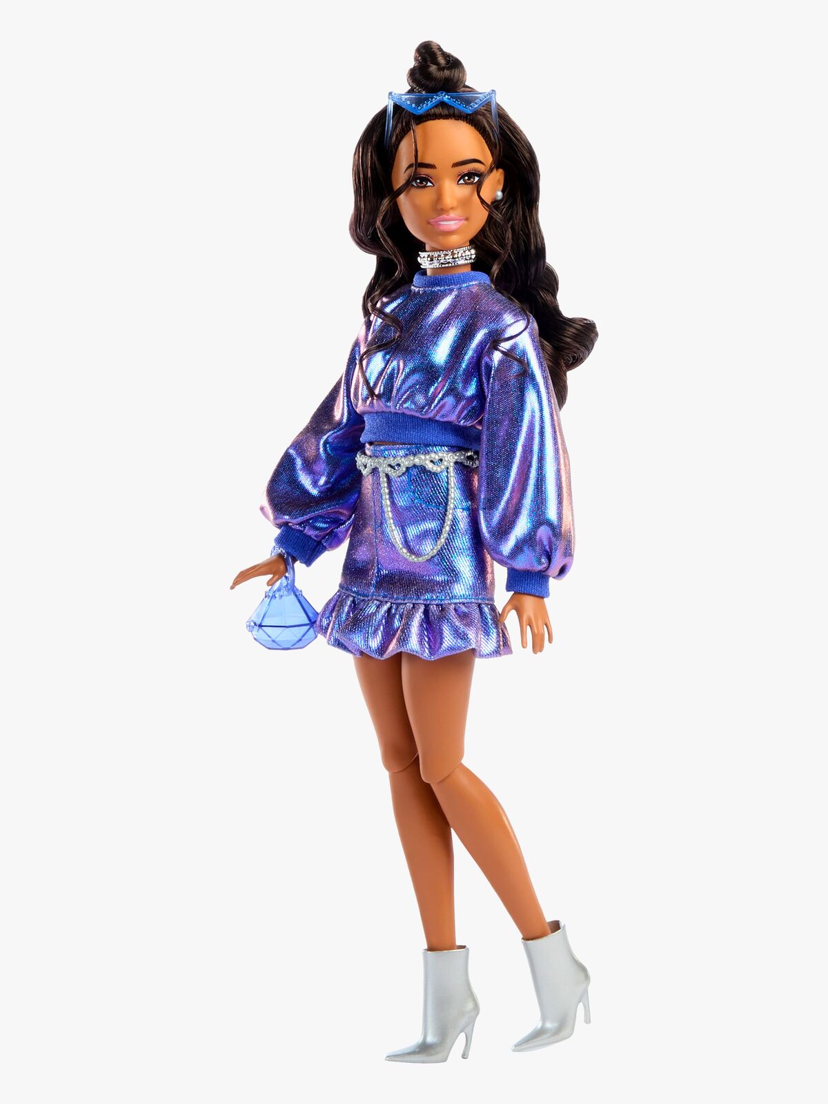 Barbie Deluxe Style Dukke i Blå Antrekk