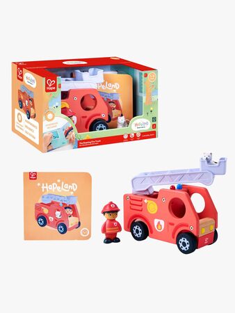 Hape Eventyrbok med Lekesett The Roaring Fire Truck