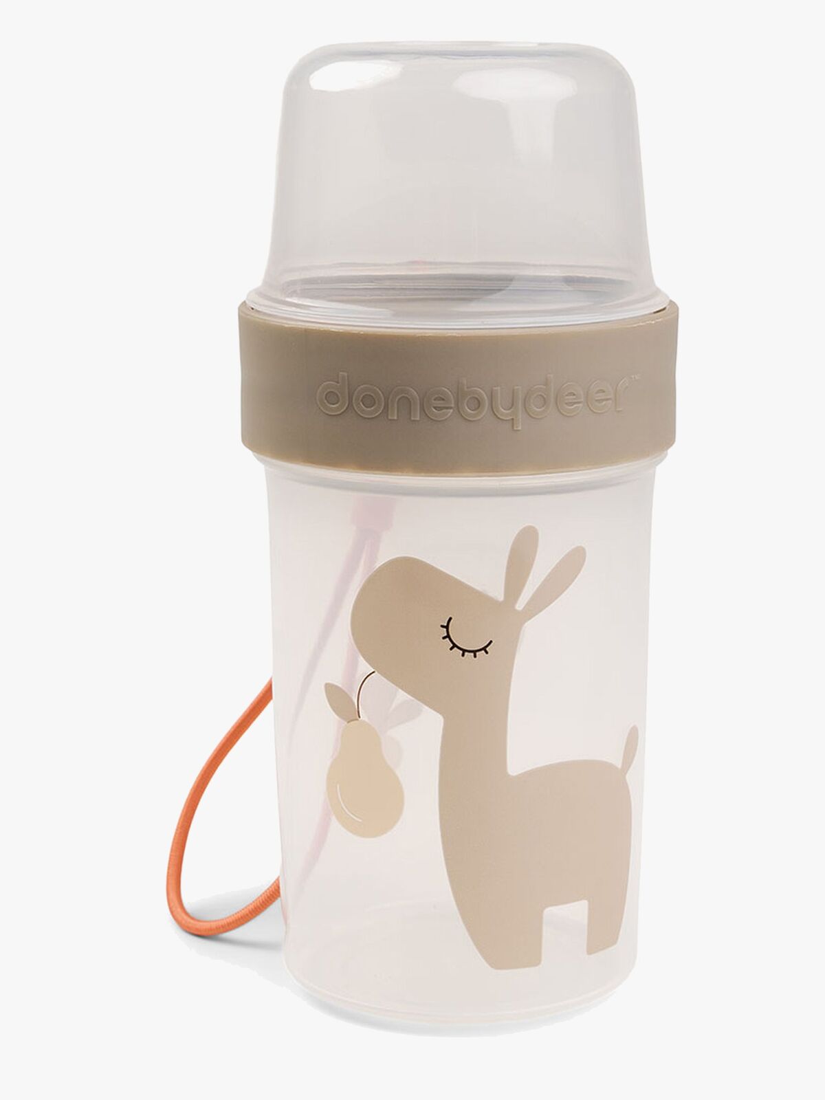 Done By Deer Lalee To Go Two-Way Snacksbeholder, Sand