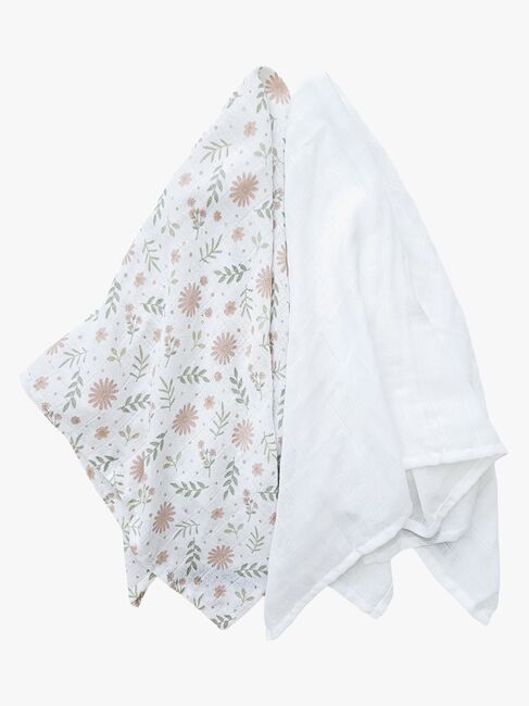 Summerville Organic Musselinteppe 2-Pakk, Blossom