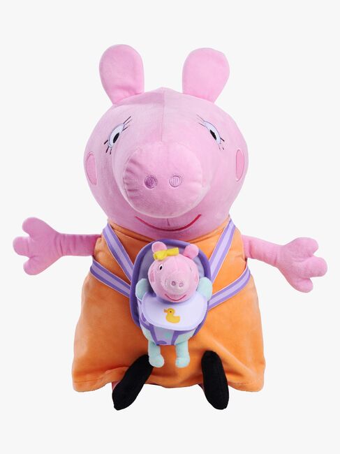 Peppa Gris Kosedyr Mamma Gris med Evie 33 cm
