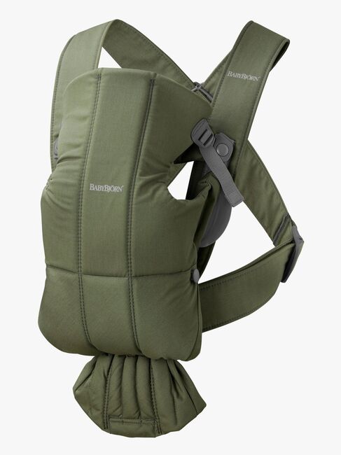 BabyBjörn Mini Bæresele Vevd, Mørkegrønn