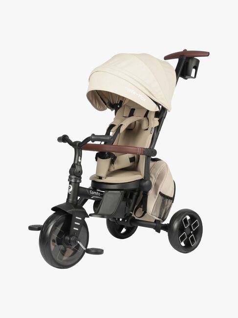 QPlay Comfo Max Sammenleggbar Trehjulssykkel, Beige