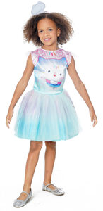 Gabby's Dollhouse Deluxe Cakey Cat Kostyme med Hårbånd