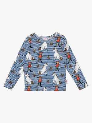 Pippi Langstrømpe  Langermet Genser, Blue