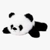 Teddykompaniet Kosedyr Liggende Panda 28 cm, Svart/Hvit