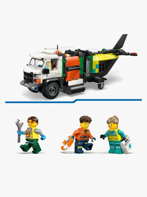 LEGO City 60505 Fly-, servicebil- og luftputebåt-remix