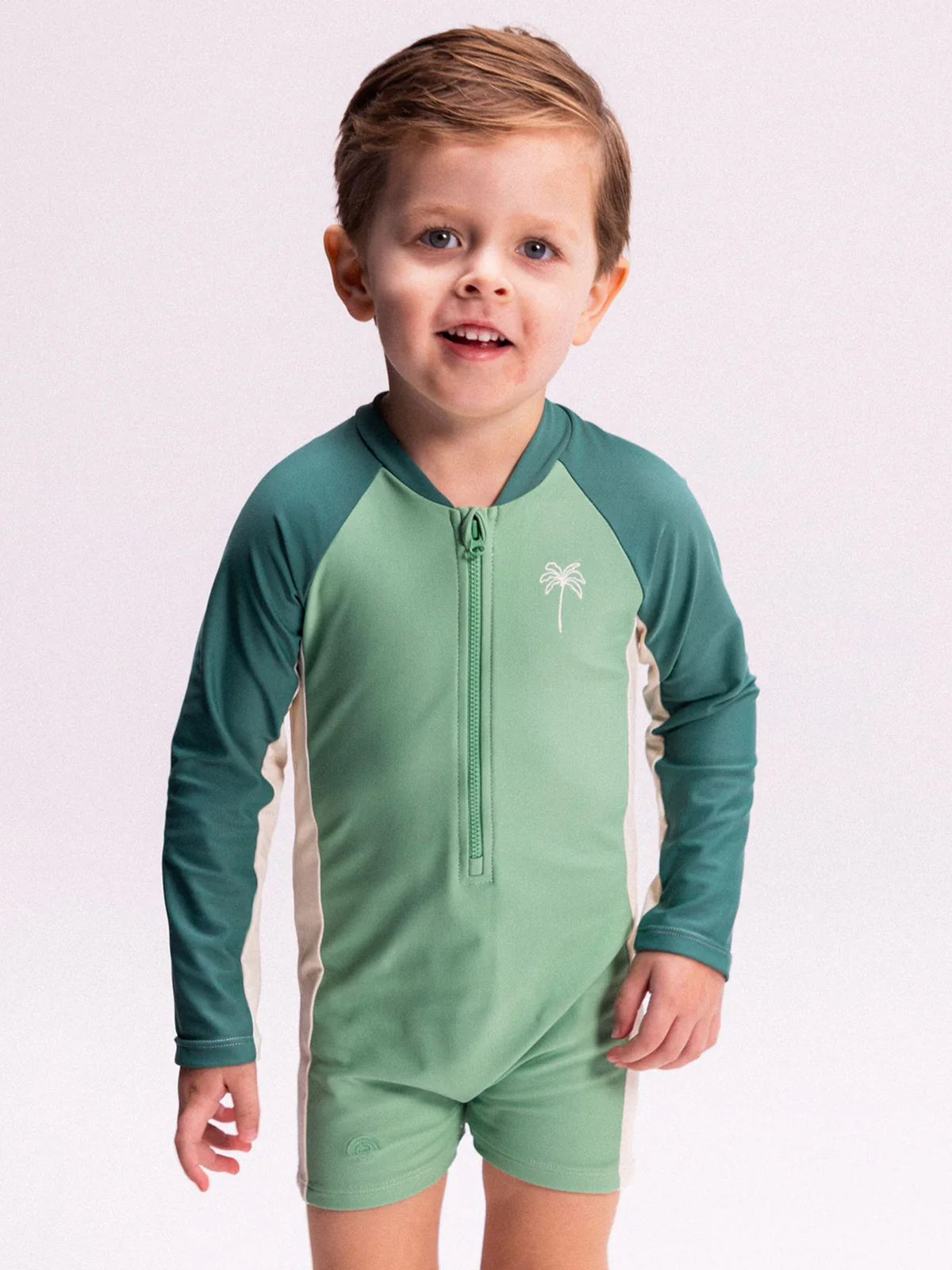 Swim Essentials UV-Drakt, Feeling Beachy Green