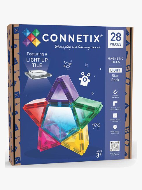 Connetix Magnetiske Byggeklosser Light Star 28 Deler