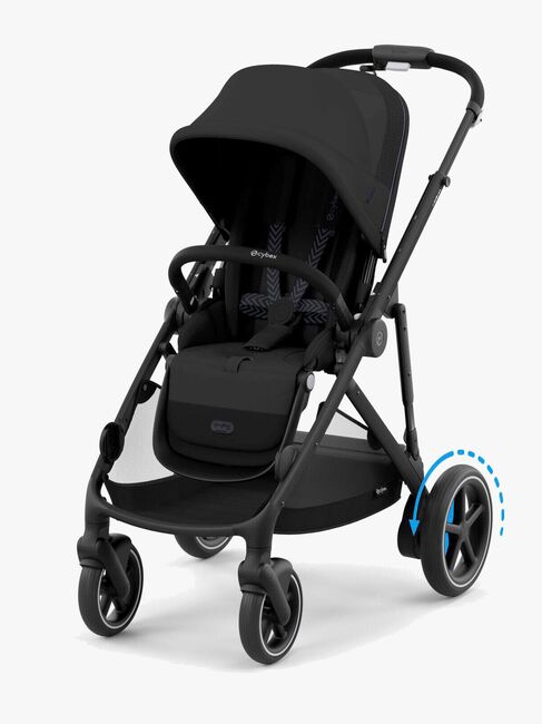 Cybex e-GAZELLE S Sportsvogn, Moon Black/Black