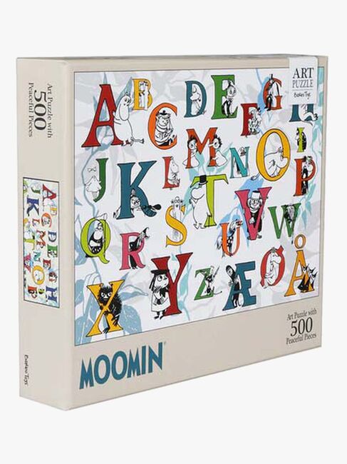 Barbo Toys Mummitrollet ABC Puslespill 500 Brikker