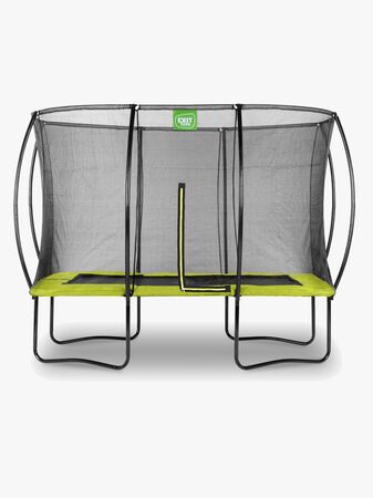 EXIT Silhouette Trampoline inkl. Sikkerhetsnett 214x305 cm, Grønn