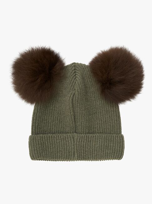 Huttelihut Lue Merinoull med Dusker Alpakka, Beetle