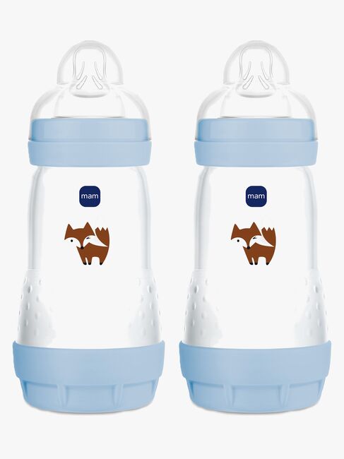 MAM Easy Start Tåteflaske Anti-kolikk 260 ml 2-Pakk, Blå