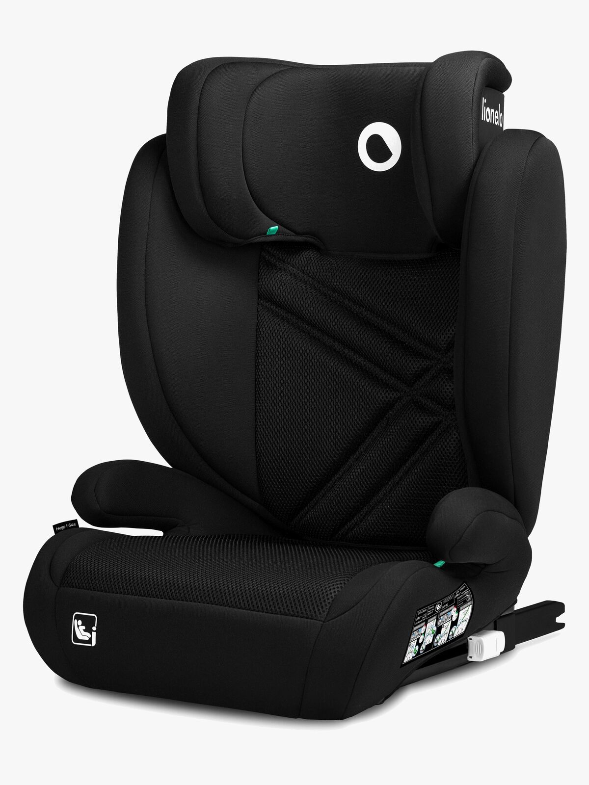 Lionelo HUGO i-Size Beltestol, Black Carbon