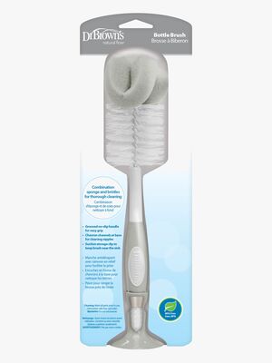 Dr. Brown's  Stor Flaskebørste, Grå