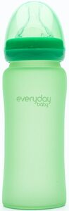 Everyday Baby Tåteflaske Glass med Varmeindikator 300ml, Green