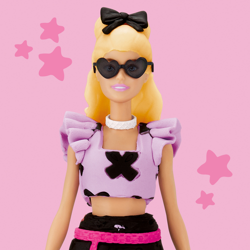 Play-Doh Barbie Modelleire med Dukke Designer-motevisning