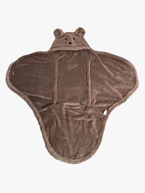Mini Dreams Bjørn Svøpeteppe, Brun