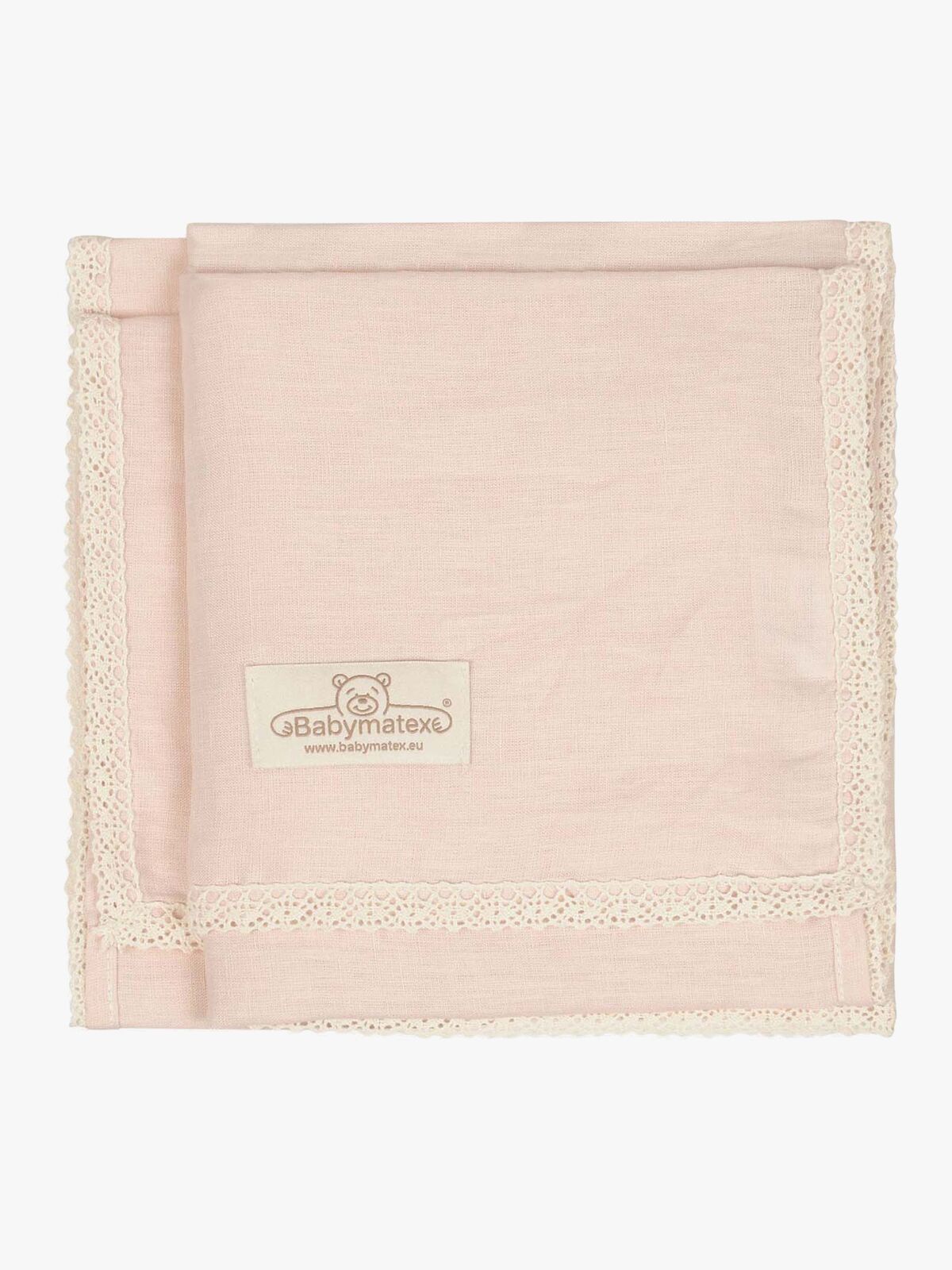 BabyMatex Babyteppe i Lin 75 x 100 cm, Rosa 