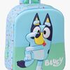 Bluey 3D Mini Ryggsekk 6L, Grønn/Blå