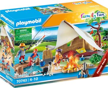 Playmobil 70743 Family Fun Familie På Campingtur