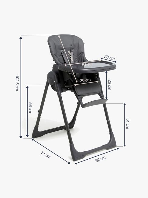 Beemoo CARE Dine Matstol, Earl Grey