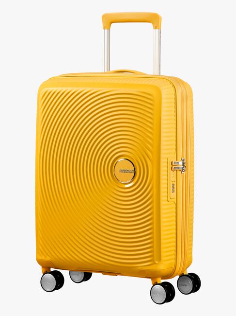 American Tourister Soundbox Spinner Koffert 35.5L, Golden Yellow