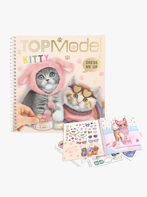 TOPModel Dress Me Up Klistremerkebok Kitty