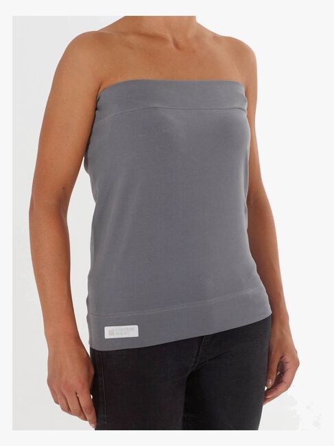 Candide Hud Mot Hud Tubetopp, Grå S/M