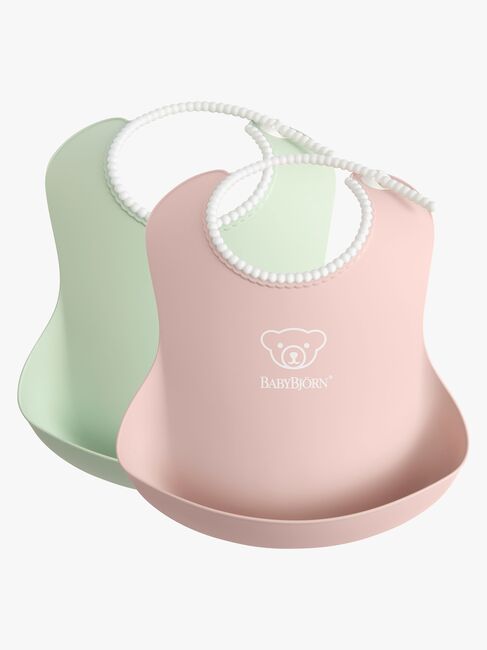 BabyBjörn Smekke 2-pack, Grønn/Rosa