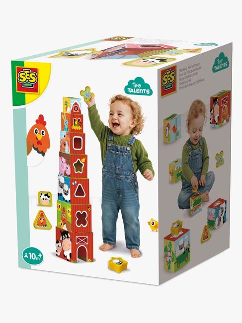 SES Creative Stableklosser Bondegårdsdyr 2-i-1