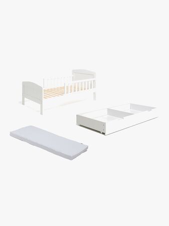 JLY DREAM Juniorseng JULI Inkl. Oppbevaring & Madrass 70x140, Vit