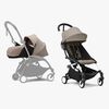 Stokke YOYO 3 Sportsvogn inkl. Newborn Pack, Taupe/White