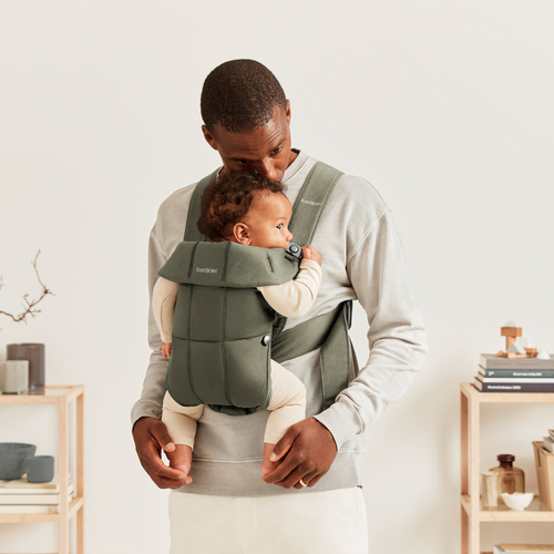 BabyBjörn Mini Bæresele Vevd, Mørkegrønn