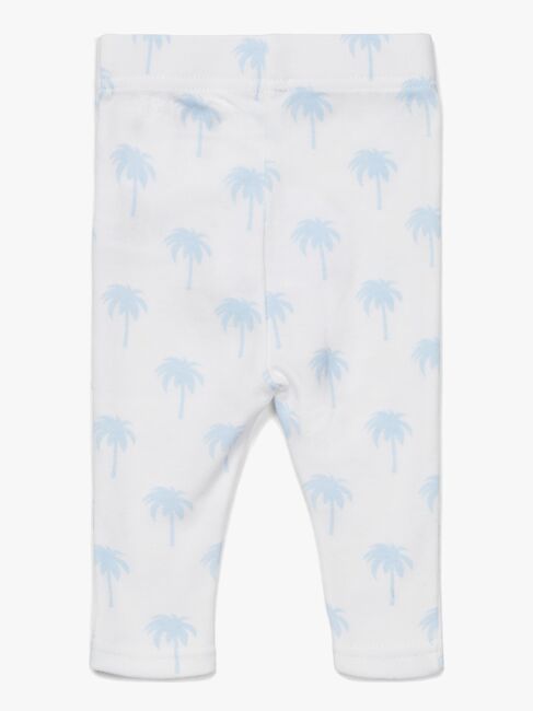 Tiny Treasure Lexi Leggings 2-Pack, Blue/Palm