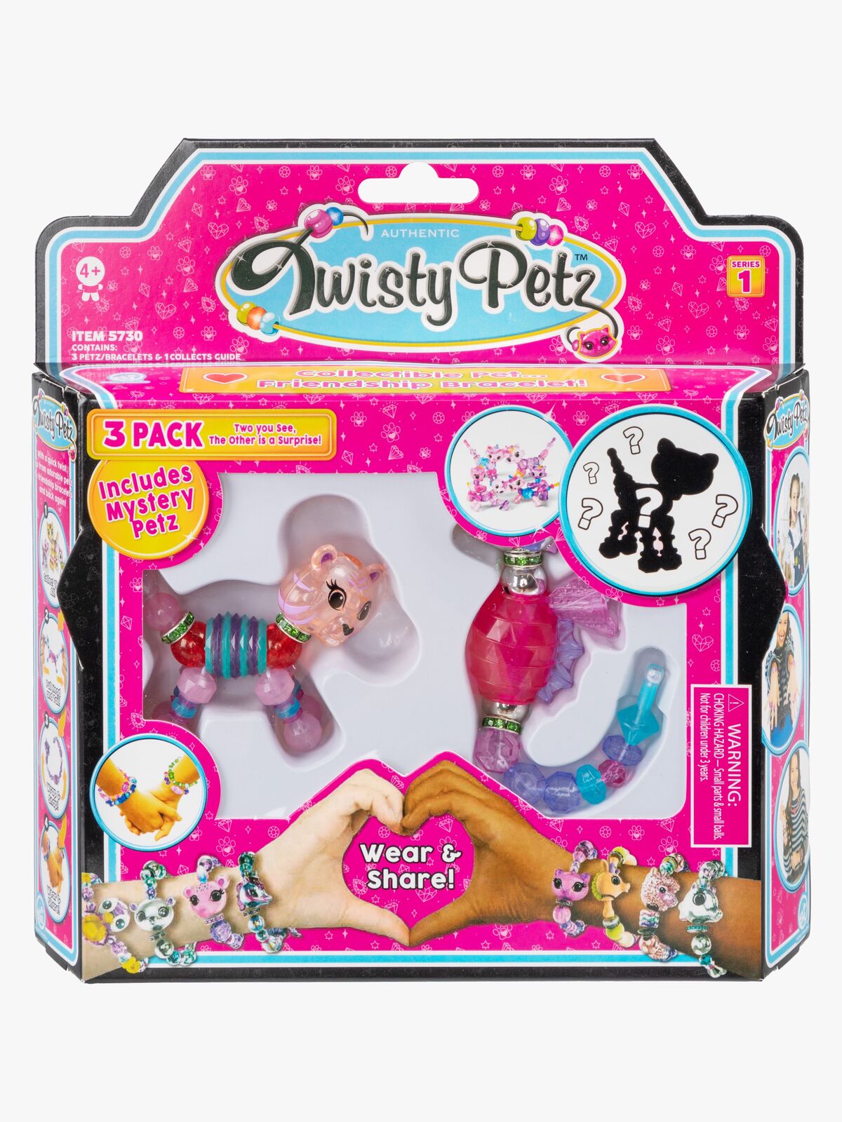 Twisty Petz Smykker & Fidgetarmbånd 3-Pakk