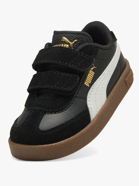 Puma Club II Era V Infant Sneakers, Black/White