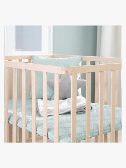 Roba Style Lekegrind med Hjul, Wood & Green