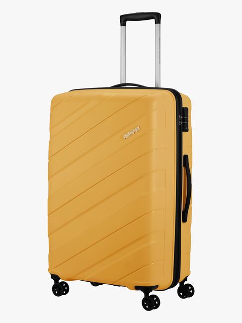 American Tourister Jetdriver Spinner Trillekoffert 100L, Banana Cream