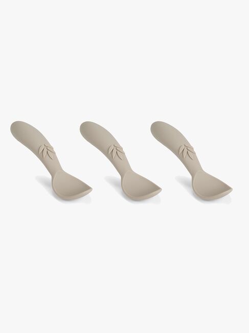 nuuroo Ella Skjeer Silikon 3-Pakk, Cobblestone