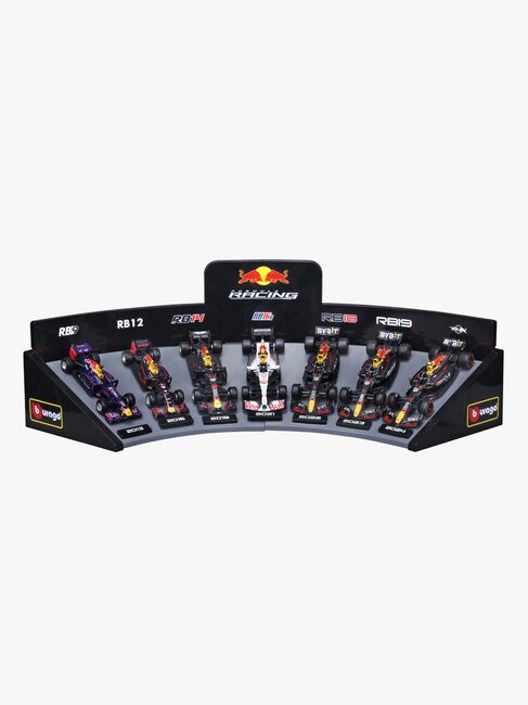 Bburago F1 Red Bull Deluxe Gavesett med Biler & Display 1:43