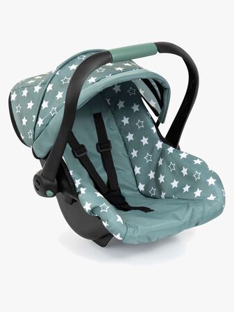 Bayer Design Bilstol med Kalesje til Dukke, Grønn