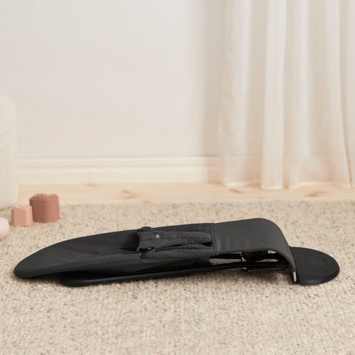 BabyBjörn Balance Soft Vippestol Woven/jersey, Mørkegrå