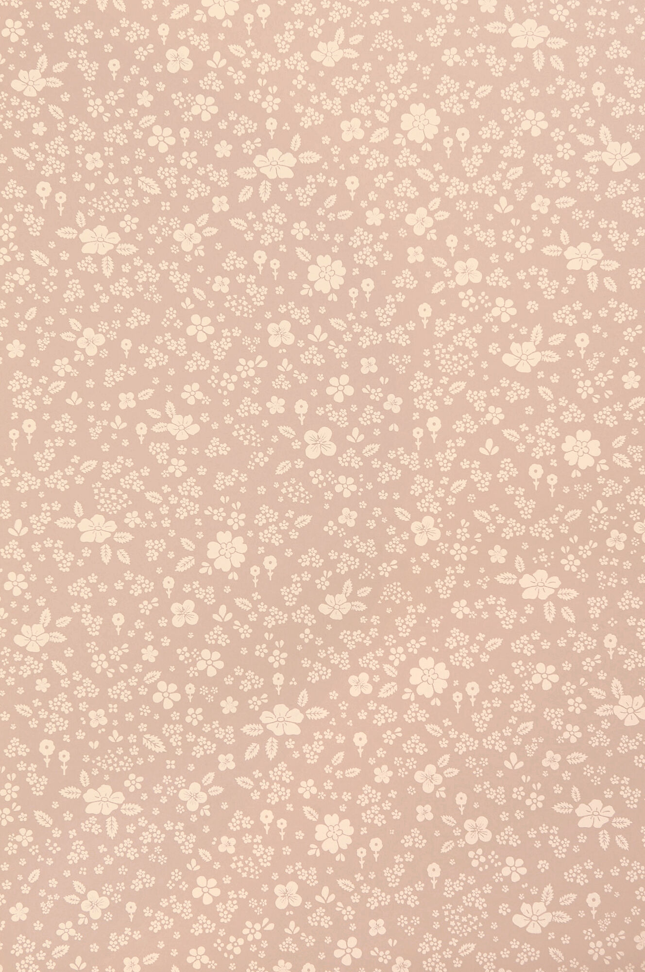 Majvillan Tapet Flora, Dreamy Lilac - På Veggen