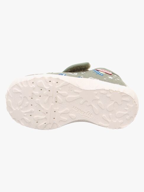 Superfit Spotty Tøfler, Light Green/Multicoloured